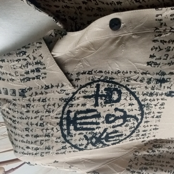 Chico' s Blouse 100% silk Chico size 1 - Picture 3 of 10